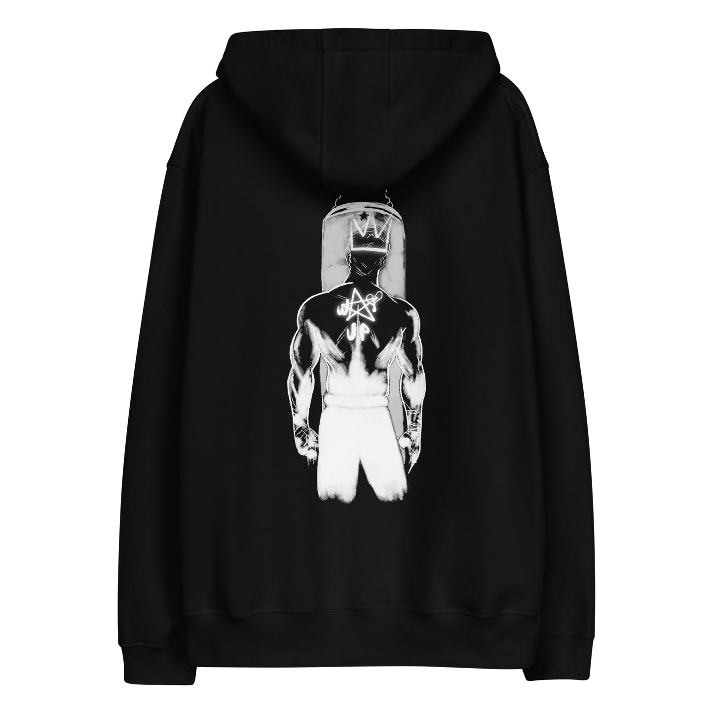 Gym King Premium Eco Hoodie (Black)