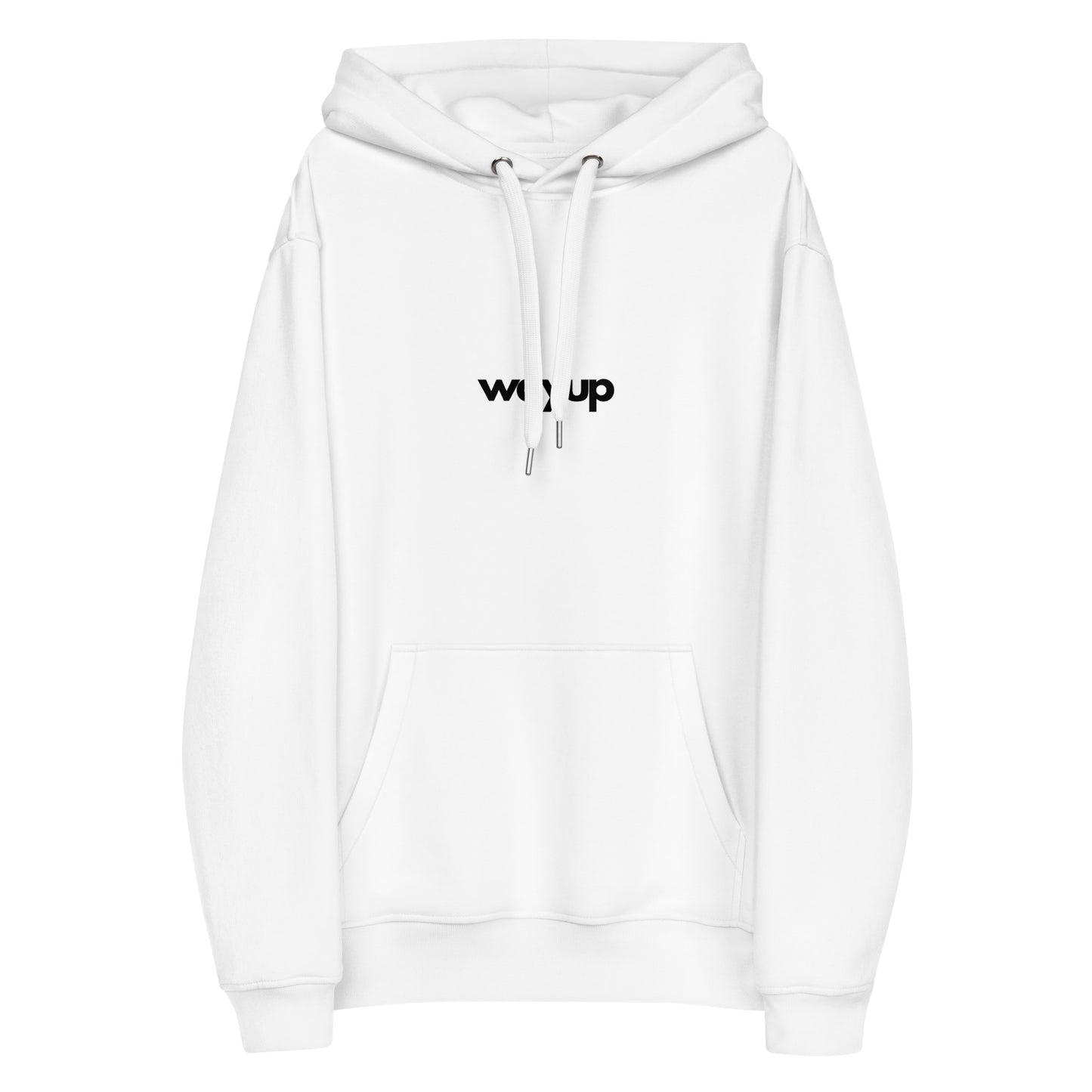 Pink Star Premium Eco Hoodie (White)